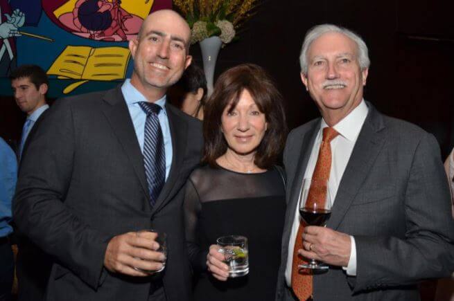 Mark Bezos with his father Mike Bezos and mother Jacklyn Bezos.
